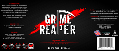 Grime Reaper Castile Liquid Soap